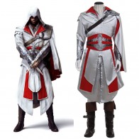 Assassin's Creed Brotherhood Ezio Auditore Halloween Cosplay Costume