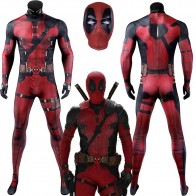 3D Printed Deadpool 3 Wade Wilson Bodysuit Cosplay Costume