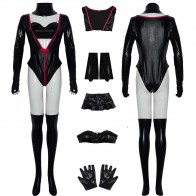 Hazbin Hotel Angel Dust Halloween Leather Black Costume Cosplay