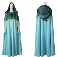 Thor 4 Love and Thunder Jane Foster Blue Cloak Halloween Cosplay Costume