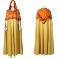 Thor 4 Love and Thunder Valkyrie Yellow Cloak Halloween Cosplay Costume