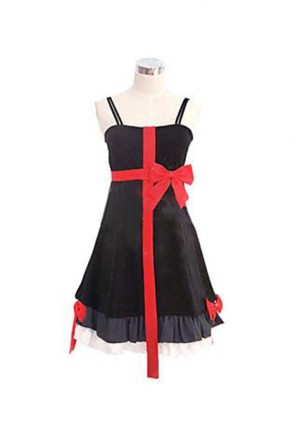 Guilty Crown Cosplay Costume Inori Yuzuriha Black Dress AC001010