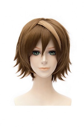 30cm Brown Guilty Crown OUMA SHU Cosplay Wig AC001015
