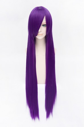 100cm Straight Purple Guilty Crown Shirakiin Riricho Cosplay Wig AC001017