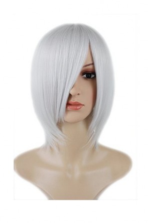 35cm White Vampire Knight Kiryuu Zero Cosplay Wig AC00230