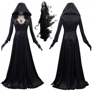 Resident Evil Village Daniela Dimitrescu Dress Halloween Cosplay Costume