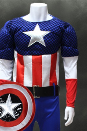 Captain America Halloween Cosplay Costume MC00209