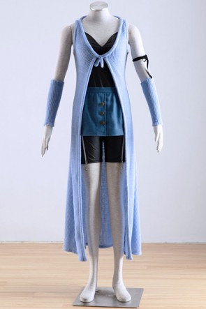 Final Fantasy VIII Rinoa Heartilly Women Girls Sexy Cosplay Costumes  Long Knitwears GC0076
