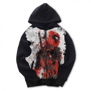 Hoodie Deadpool Long Sleeve Casual Tops Sweatshirt Cosplay Costume