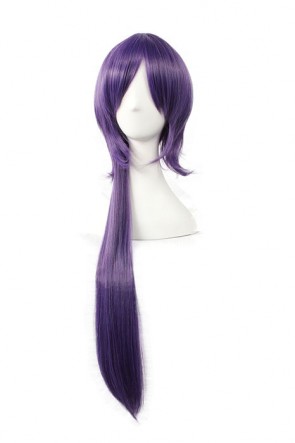 95cm Purple Detached Hakuouki Saitou Hajime Cosplay Wig GC00379