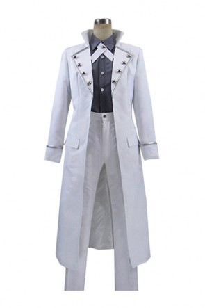 K Project Silver King Isana Yashiro White Cosplay Costume AC001174