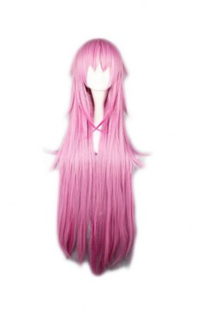 100cm Pink Straight K Project Neko Cosplay Wig AC001196