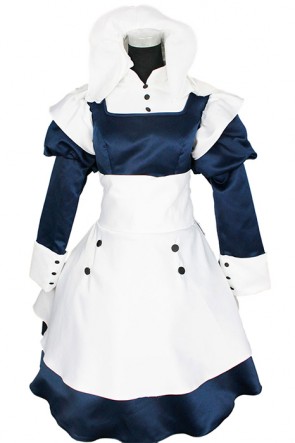 Black Butler Kuroshitsuji Mey-Rin Maid Cosplay Costume AC00794