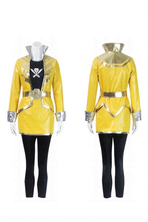 Kaizoku Sentai Gokaiger Yellow Cosplay Costume AC001390