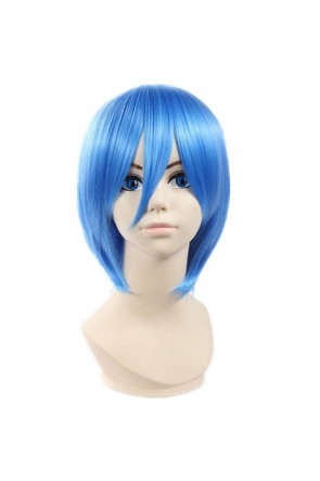 30cm Blue Neon Genesis Evangelion Rei Ayanami Cosplay Wig AC001131