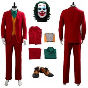 Joker Joaquin Arthur Fleck Cosplay Costume Outfit Suit Uniform