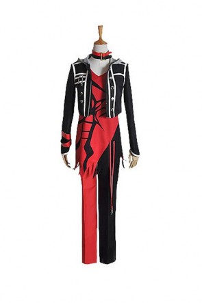 Amnesia Shin Black Mixed Red Suit Cosplay Costume AC001268