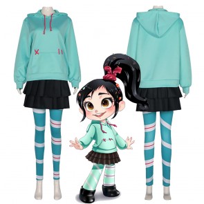 Ralph Breaks the Internet Vanellope Von Schweetz Halloween Cosplay Costume