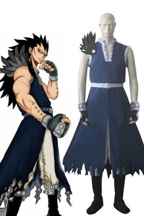 Fairy Tail Dragon Slayer Gajeel Redfox  Cosplay Costume AC008