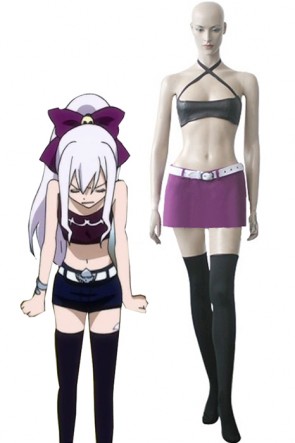 Fairy Tail Young Mirajane Strauss Cosplay Costume AC0031