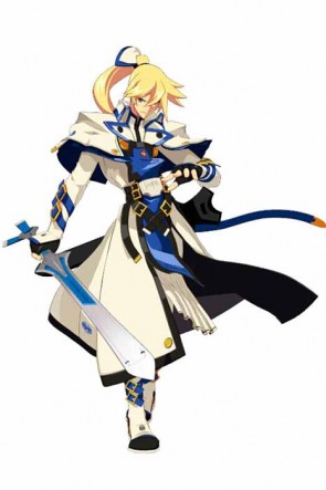 Guilty Gear KY KISKE White And Blue Suit Cosplay Costume  GC00122