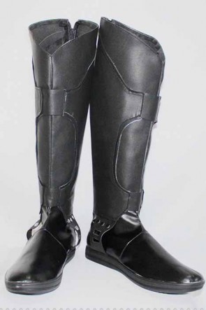 Thor Loki Prince Black Boots Cosplay Shoes MC00231