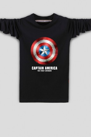Captain America Man's Long Sleeve T-Shirt  MC00211