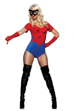 Supergirl Cosplay Costume Gloves And Sexy Fancy Jumpsuits Style MC00141