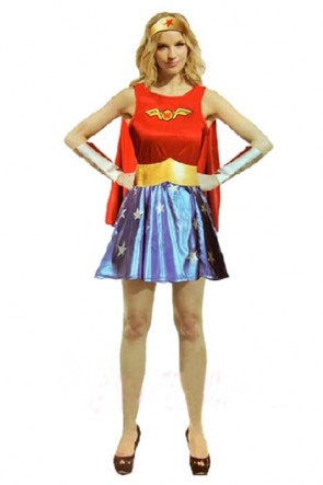 Brave Supergirl Adult Fancy Dress Party Performance Cosplay Costume  MC00151