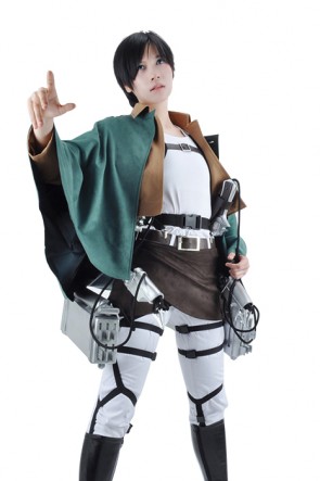 Attack On Titan Eren Jaeger The Recon Corps Uniform Outfits Cosplay Costume AC00101