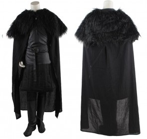 Game Of Thrones Jon Snow Cloak Cosplay Costume MOC0014