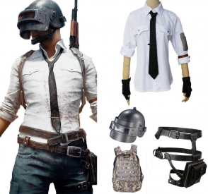 PUBG Outfits White Halloween Cosplay Costume