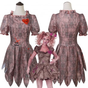 Bride of Chucky Bride Ghost Baby Zombie Dress Halloween Cosplay Costume