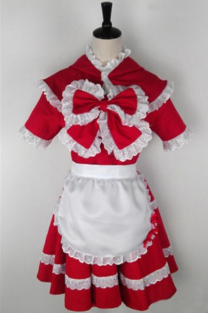 League of Legends Game Red Anne Perfect Restore Cosplay  Dress GC00200