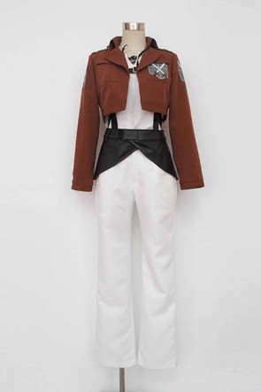 Attack On Titan Eren Jaeger Trainee Class Boy's Uniform Cosplay Costume AC00108