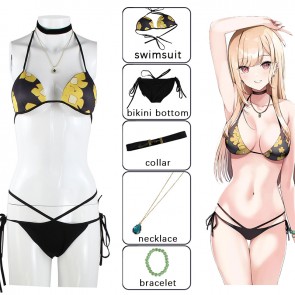 My Dress-Up Darling Marin Kitagawa Swimwear Swimsuit Halloween Cosplay Costume