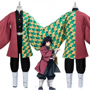 Demon Slayer Giyu Tomioka Halloween Cosplay Costume