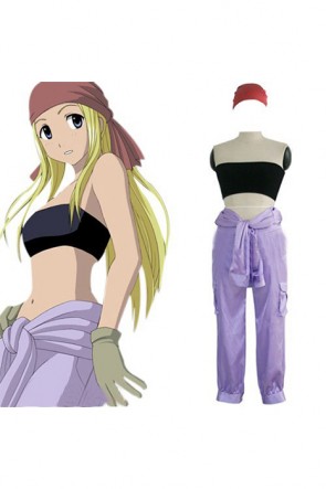 Custom made Fullmetal Alchemist Winry Rockbell Working Cosplay AC00927