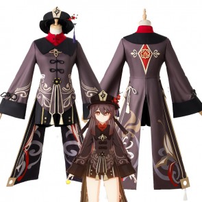 Genshin Impact Hu Tao Halloween Cosplay Costume