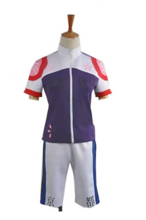 Yowamushi Pedal Kyoto Fushimi Members Akira Climber Race Suit Cosplay Costume AC00936