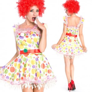 Halloween Circus Clown Cosplay Costume
