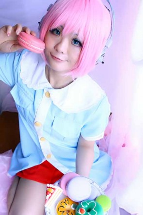 Super Sonico Childhood Suit Cosplay Costume GC0087