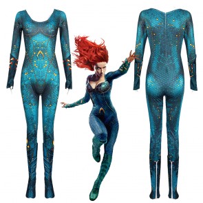 Aquaman and the Lost Kingdom Mera Jumpsuit Halloween Cosplay Costume