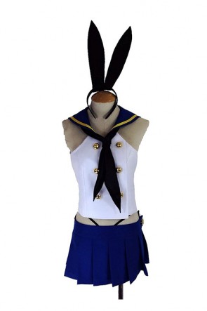 Kantai Collection Shimakaze Cosplay Costume Blue Sailor Suit GC003