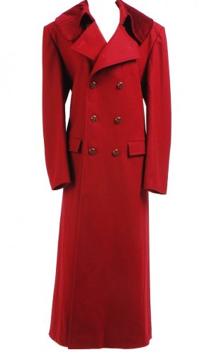 CosDaddy Cosplay Costume Red Long Trench Coat MC00238