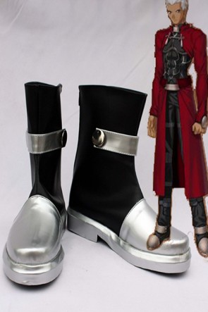 Fate/Stay night Archer Silver Cosplay Shoes Boots Custom-made AC00658