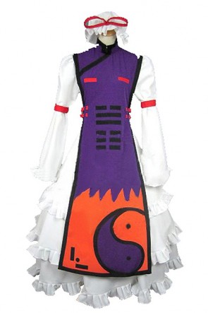Touhou Project Yakumo Yukari Dress Cosplay Costumes Custom Made GC00330