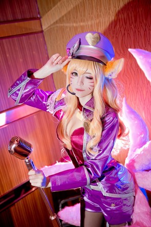 League Of Legends Nine Fox Ali Idol Singer Cosplay Costume GC00205