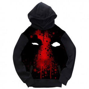 Sweatshirt Hoodie Deadpool Long Sleeve Casual Tops  Cosplay Costume