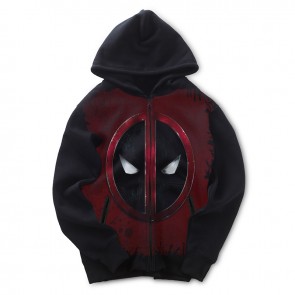 Long Sleeve Casual Tops Sweatshirt Hoodie Deadpool Cosplay Costume